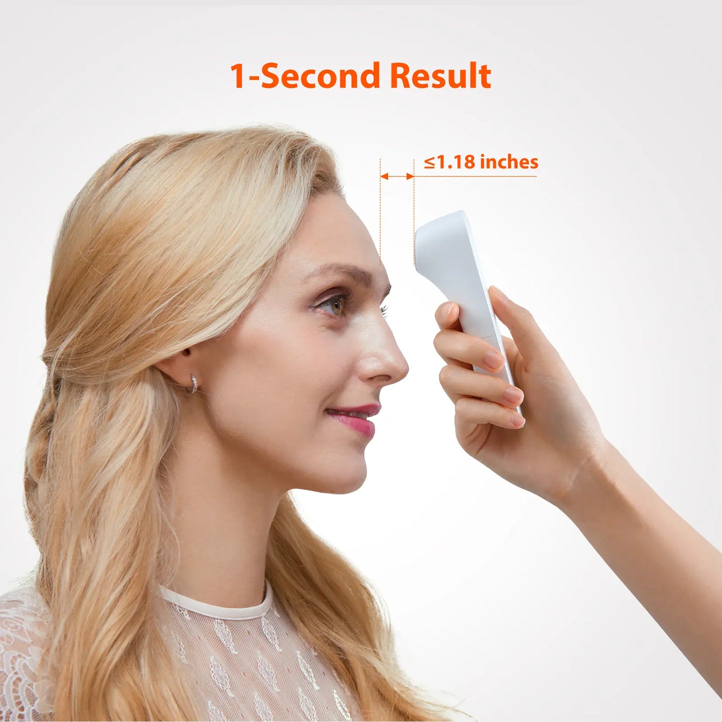 iHealth No-Touch Forehead Thermometer – HSA/FSA Eligible, 3 Sensors, Silent Alert & Accurate Readings