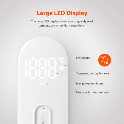 iHealth No-Touch Forehead Thermometer – HSA/FSA Eligible, 3 Sensors, Silent Alert & Accurate Readings