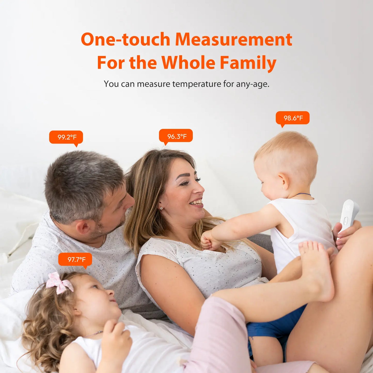 iHealth No-Touch Forehead Thermometer – HSA/FSA Eligible, 3 Sensors, Silent Alert & Accurate Readings