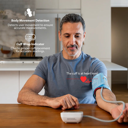 iHealth Bluetooth Blood Pressure Monitor – HSA/FSA Eligible, Large Cuff, Color Display & Dual User Memory