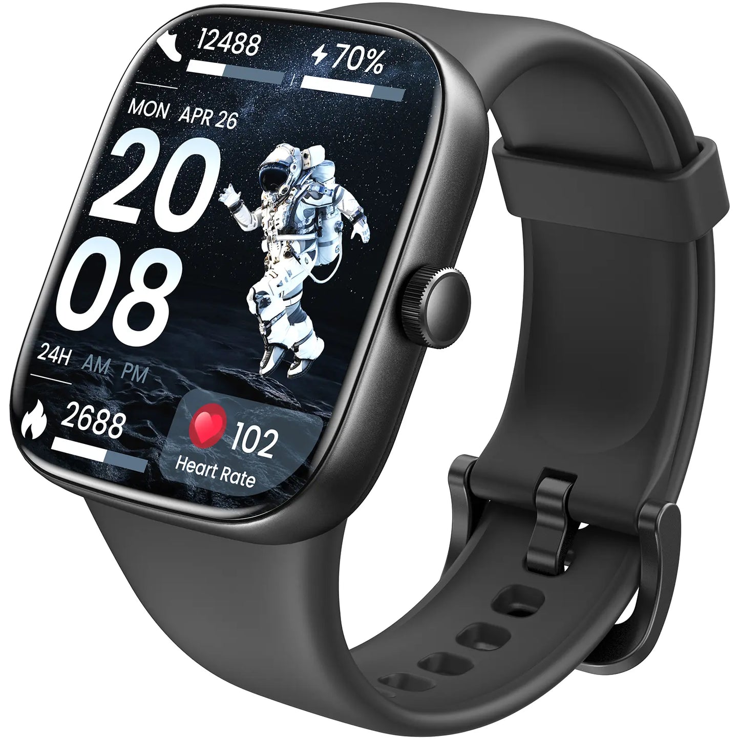 TOZO S7 Smartwatch – Bluetooth Call, AMOLED HD Display, 100+ Sports Modes & Health Tracking