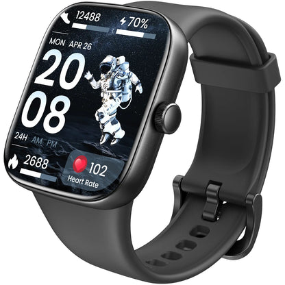 TOZO S7 Smartwatch – Bluetooth Call, AMOLED HD Display, 100+ Sports Modes & Health Tracking