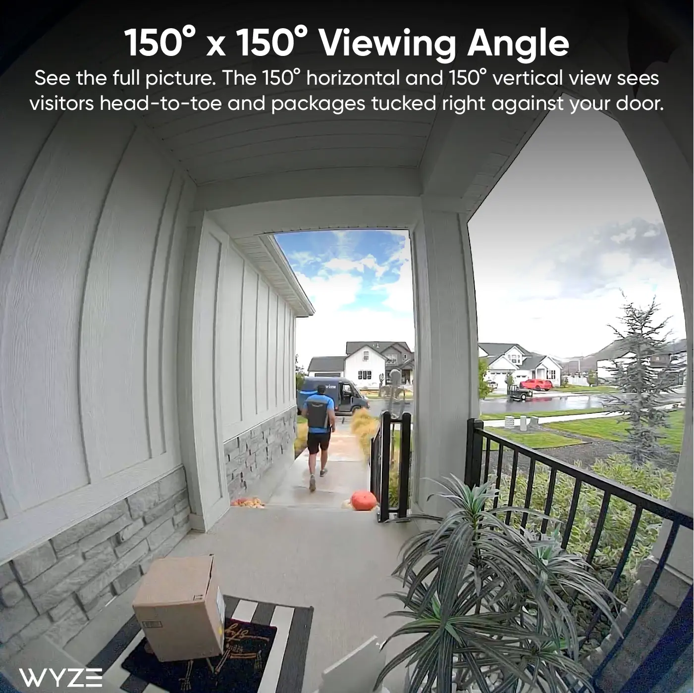 Wyze Battery Video Doorbell – Wireless 1536p HD Camera with 2-Way Talk & Color Night Vision