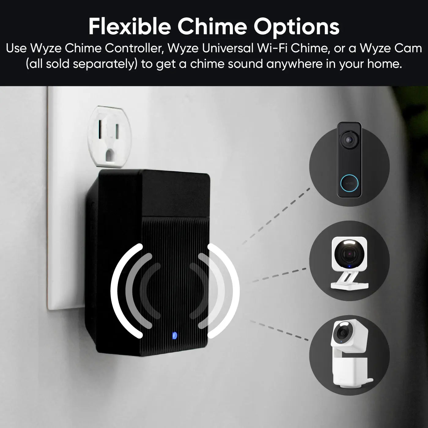 Wyze Battery Video Doorbell – Wireless 1536p HD Camera with 2-Way Talk & Color Night Vision